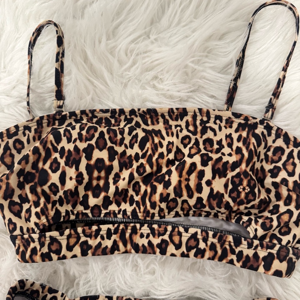 Matte Collection Leopard Print Bikini Set - Picture 2 of 5
